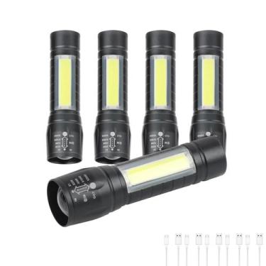 Imagem de Lanterna Hilngav Mini Small Pocket LED USB-C recarregável