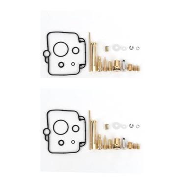 Imagem de Kit de reparo de carburador de motocicleta para Suzuki GS500E DR350 DR250S/SE GSX1100 BST33 BMW F650 peças de junta de agulha flutuante (2 conjuntos)