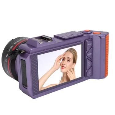 Imagem de Câmera Digital 4K, 70MP F1.8 Auto Focus 50x Zoom Compact Point Shoot Câmera de Vlogging Com Flash de Tela Dupla, Embutida na Bateria, para Adolescentes para Iniciantes Adultos