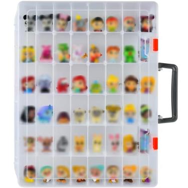 Imagem de Display Case Compatible with Disney Doorables Collectible Mini Figures/ for MGA Entertainment Miniverse. Toys Storage Organizer Container for Multi Peek/ for Village Peek Characters (Box Only)--White