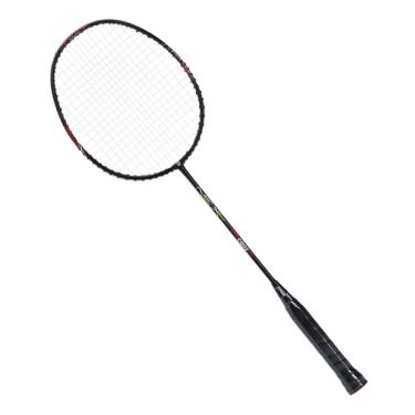 Imagem de Raquete de Badminton DHS Nex CQ02BA Super Light Carbon Series Preta e Vermelha