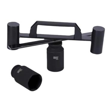 Imagem de Ｂｅｓｇａ Chave de desmontagem de tambor interno de máquina de lavar, chave de soquete, pulsador, reparo, usuários domésticos para técnicos profissionais, preta