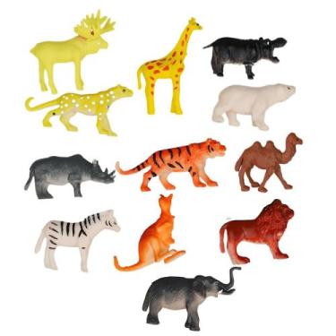Imagem de Kit Miniaturas Reino Animal 12 Peças - Ark Toys - ARK BRASIL