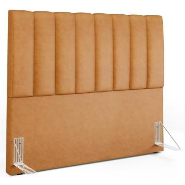 Imagem de Cabeceira Cama Box Casal 140 Cm Dália W01 Couríssimo Whisky