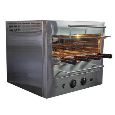 Imagem de Assador A Gás Natural De Bancada 4 Espetos Rotativos Hope Bake Premium 04