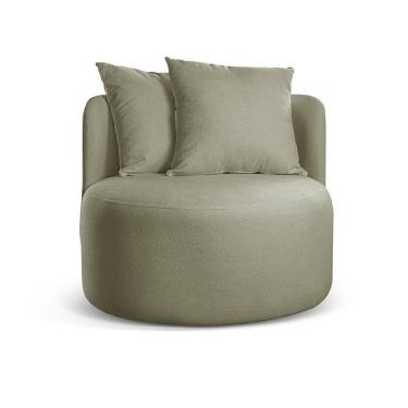 Imagem de Poltrona Redonda Orgânica Moon Verde