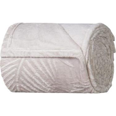 Imagem de Manta Queen Brushed New Microfibra Flannel 100% Poliéster 220x230 Biscuit