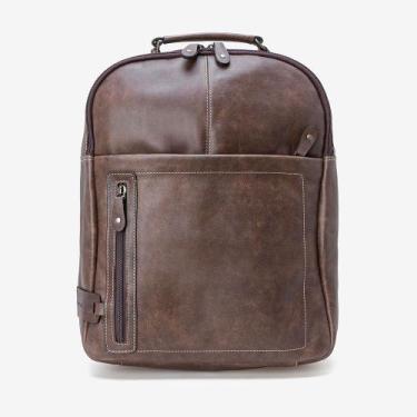 Imagem de Mochila em Couro Marrom - Democrata