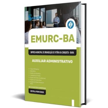 Imagem de Apostila Emurc 2025 - Auxiliar Administrativo - Editora Solucao