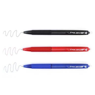 Imagem de Kit Canetas Esferográficas Pilot BP-1RT Ponta Fina 0,7mm