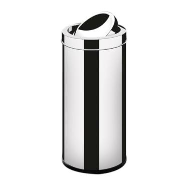 Imagem de Lixeira em Aço Inox 9,1L Aberta 9.1l Martinazzo Cinza