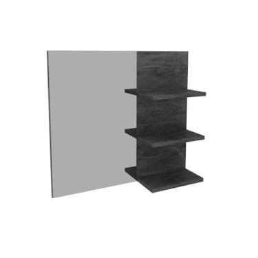 Imagem de Armário de Banheiro 3 Prateleiras Mármore Lunar Bn3608 - Tecno Mobili