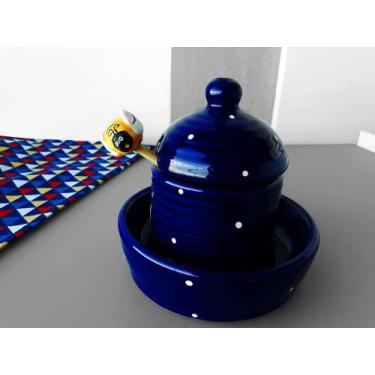 Imagem de Pote Mel Cobalto Poá - Ordalha