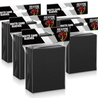 Imagem de Card Sleeves Kitoyz Black Toploaders 500 unidades para cartas colecion