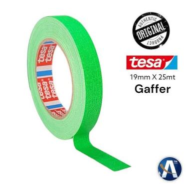Imagem de Fita Tecido Gaffer Tape Tesa 19mmX25m Verde Fluorescente