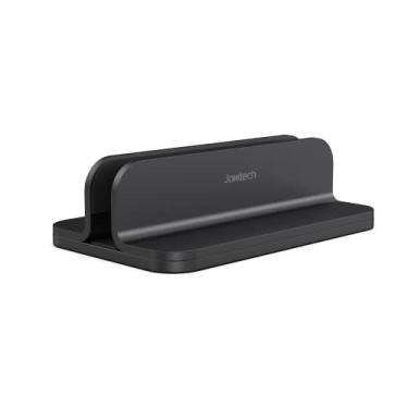 Imagem de Suporte vertical para laptop de alumínio JOKItech, suporte resistente para laptop e mesa, compatível com os novos Apple MacBook Pro/Air Retina, Mac mini e iPad Pro - Preto