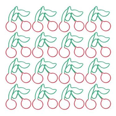 Imagem de Oumefar 20 peças clipes de papel de metal clipes de papel marcadores de livro clipe de agenda clipes de papel de frutas em forma de fruta clipes de papel em forma de cabide de du