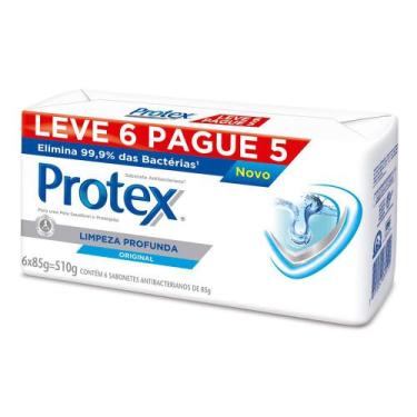 Imagem de Sabonete Protex Limpeza Profunda Original 85g cada Leve 6 Pague 5
