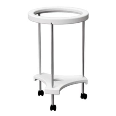 Imagem de Suporte Saco Hamper Slim - LEVEVIDA, BRANCA