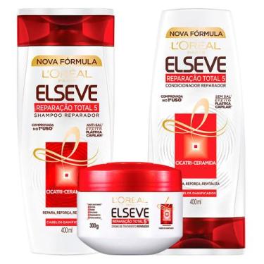 Imagem de Kit Shampoo + Condicionador + Tratamento L'Oréal Paris Elseve Reparaçã