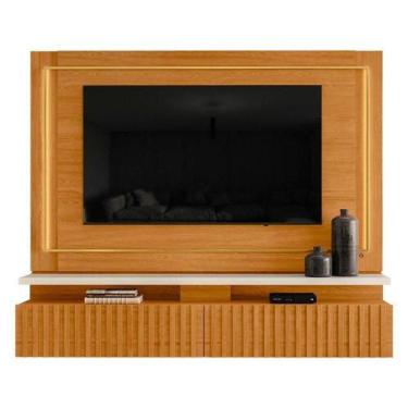 Imagem de Estante Home Theater Suspenso Gaia Cinamomo Off White  Madetec - MADET