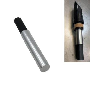 Imagem de TUOREN Ferramenta de reparo de bigorna de lixa de cortiça de pescoço de saxofone para saxofone, flauta, clarinete, oboé 140-156 mm