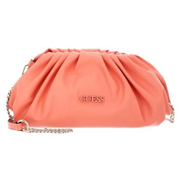 Imagem de GUESS Bolsa Clutch Central City, Coral, One Size