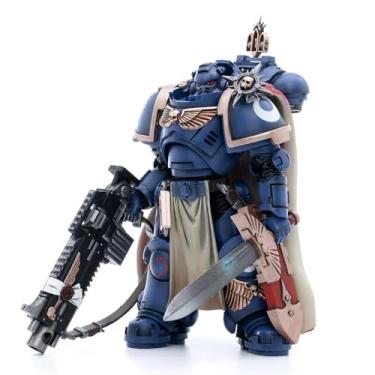 Imagem de JOYTOY Warhammer 40k Ultramarines Captain with Master-Crafted Heavy Bolt Rifle 1/18 Action Figure Collect and Display Model