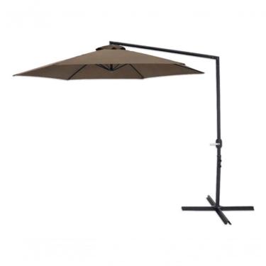 Imagem de Ombrelone Lateral De Piscina E Jardim 3 Metros Veneza Marrom