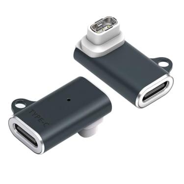Imagem de NFHK 2 peças/lote conector adaptador de carregamento para relógio inteligente USB tipo C para 3 pinos compatível com COROS Pace Pro