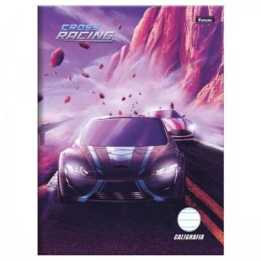 Imagem de Caderno de Caligrafia Brochura Capa Dura Cross Racing 40 Folhas FORONI