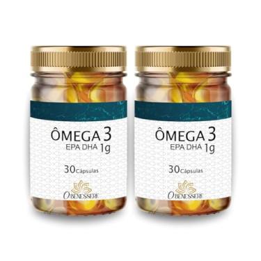 Imagem de Ômega 3 EPA DHA 1000mg | Alta Concentração EPA/DHA | Suplemento com Óleo de Peixe | 30 Cápsulas | 2 UNIDADES - O Benessere Nutrition