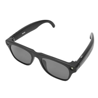 Imagem de Zopsc Câmera 4K de óculos Inteligentes Com Tradução e Flash, Bluetooth 5. óculos, Transcrição de Voz Em Tempo Real, Alto -falantes Duplos para Viagens Musicais (BLACK)