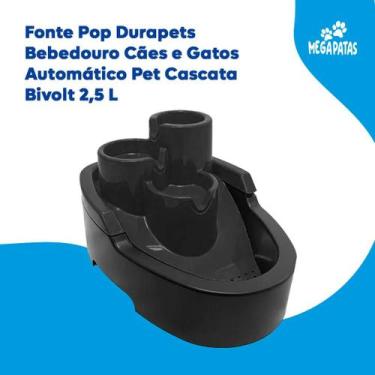 Imagem de Fonte Pop Durapets Bebedouro Cães e Gatos Automático Pet Cascata Bivol