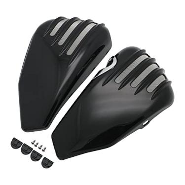 Imagem de Capa de estrutura de carenagem de motor do lado esquerdo e direito da motocicleta para Harley Sportster XL 883 XL883/C/N/L/R, XL1200C/R/L/N/X 2003-2013 (preto brilhante)