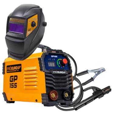 Imagem de Máquina de Solda Inversora 155a 127v Pró Euro + Máscara Automática com Regulagem