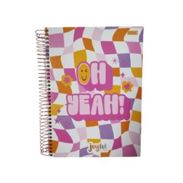 Imagem de Caderno Universitário 15 Matérias Bolso Interno E Adesivos - Foroni