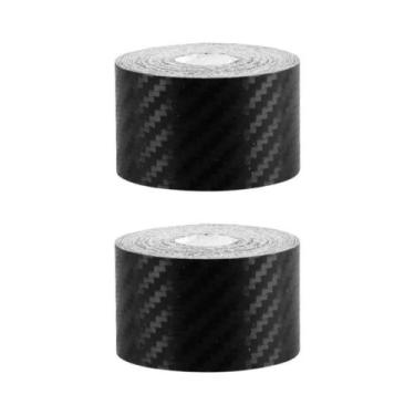 Imagem de Protetores De Borda De Porta De Carro Em Fibra De Carbono Nano 3D Pret