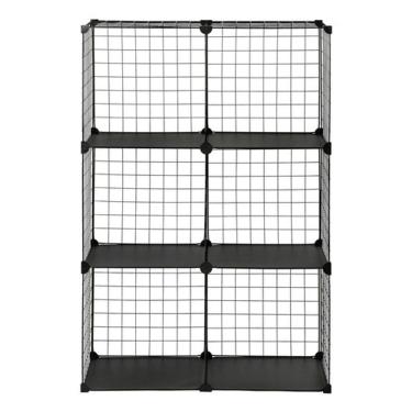 Imagem de Estante Cubic Organizadora Em Aco 6 Nichos 107x36x71cm
