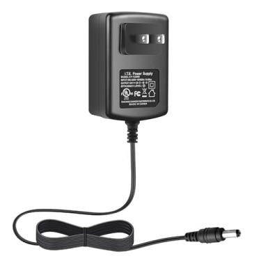 Imagem de Hiseeu Adaptador de fonte de alimentação de 12 V 2 A, conversor de CA 100-240 V para CC com tomada de 5,5 mm x 2,1 mm, cabo de 3 pés, certificado FCC, para câmaras de segurança CCTV, sistemas DVR