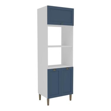 Imagem de Paneleiro de Cozinha Americana para Forno e Micro-ondas 70cm 3 Portas Multimóveis CR20490