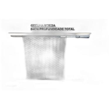 Imagem de Grelha Moeda Churrasqueira Profunda Grande 50X70Cm