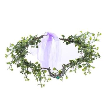 Imagem de Bandana Flower Crown Vivivalue Woodland Elf para cosplay de festa