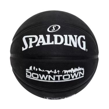 Imagem de Bola Basquete Spalding Downtown Black Tam. 7 - Borracha 