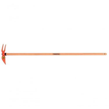 Imagem de Sacho Coração Duas Pontas Tramontina Em Aço Com Cabo De Madeira 120cm