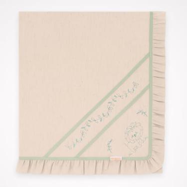 Imagem de Manta Saída Maternidade Linho 100% Algodão Brubrelel Baby (Baby Savanna)