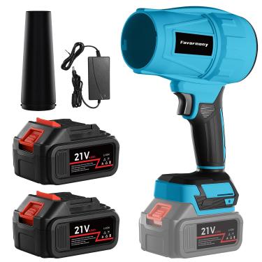 Imagem de Soprador de folhas sem fio (preto e azul)