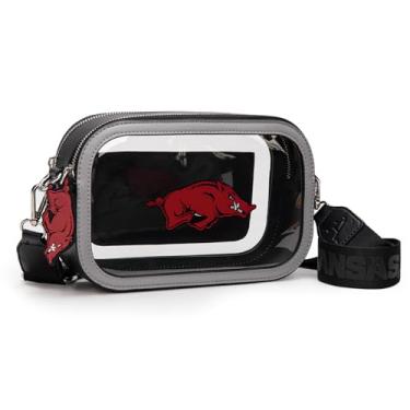 Imagem de Montana West X Bolsa transparente NCAA para eventos de estádio para mulheres e homens, Afu-preto