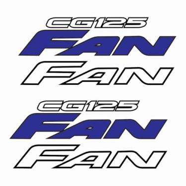 Imagem de Kit Protetor Adesivo Compatível CG FAN 125 2008 Azul