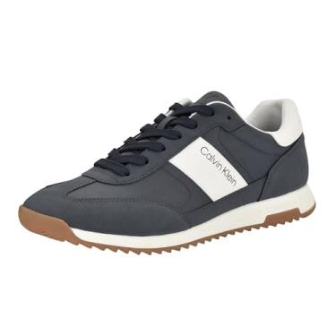 Imagem de Calvin Klein Tênis masculino Galent, Azul escuro/branco 400, 45